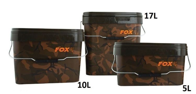 Picture of Fox Camo Heavy Duty Square Bucket 17L