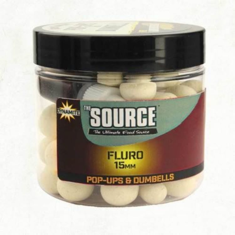 Picture of Dynamite Baits The Source White Fluro Pop-Ups