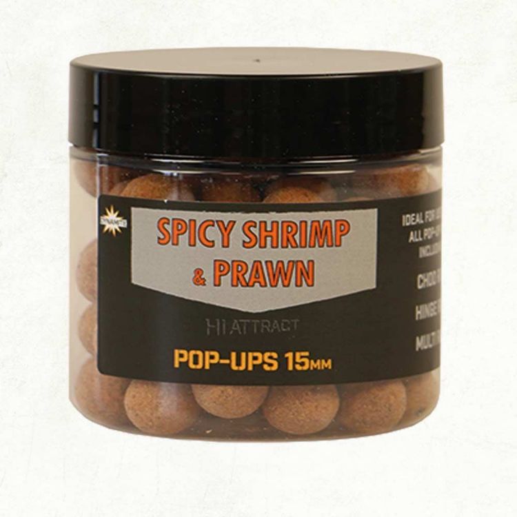 Picture of Dynamite Baits Spicy Shrimp and Prawn Foodbait Pop Ups