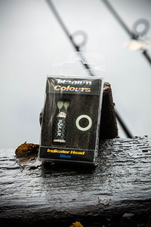 Picture of SOLAR CARBON BLUE INDICATOR HEAD LARGE