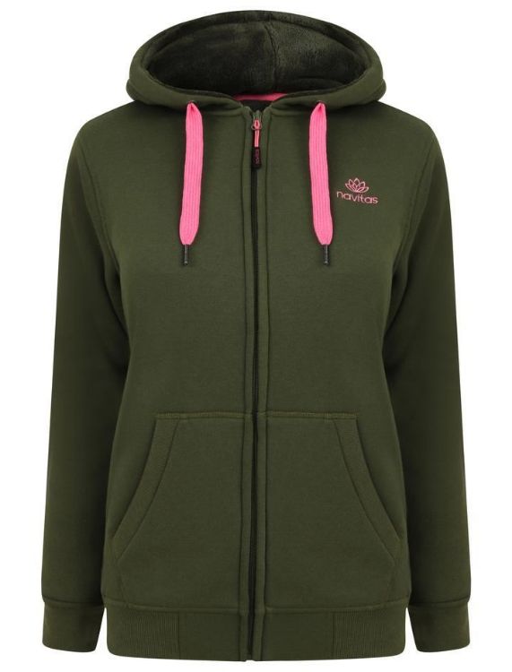 Picture of Navitas Womens Sherpa Zip Hoody