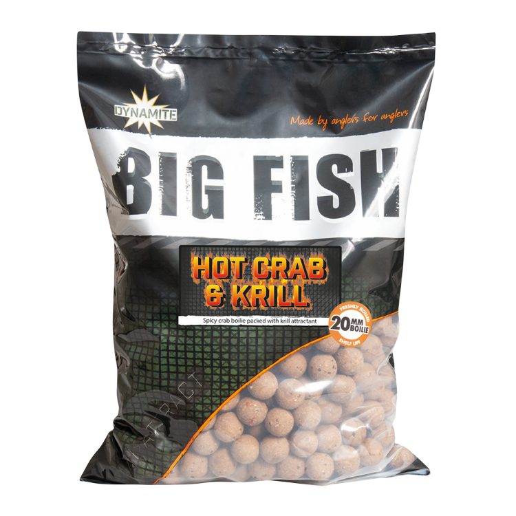 Picture of DYNAMITE BAITS Hot Crab & Krill Boilies