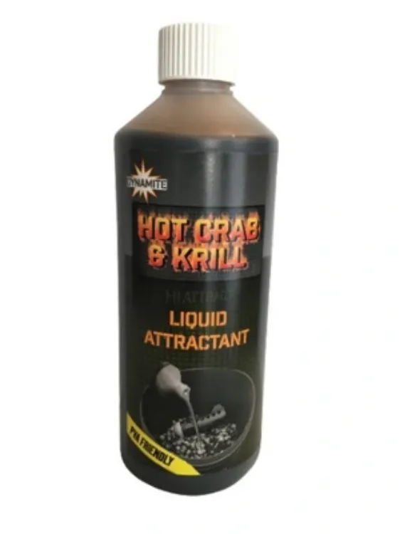 Picture of Dynamite Baits Hot Crab & Krill Liquid Attractant