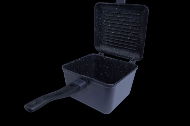 Picture of RidgeMonkey Connect Deep Pan & Griddle XL Granite Edition