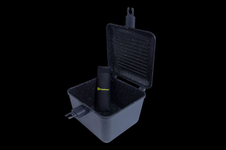 Picture of RidgeMonkey Connect Deep Pan & Griddle XL Granite Edition