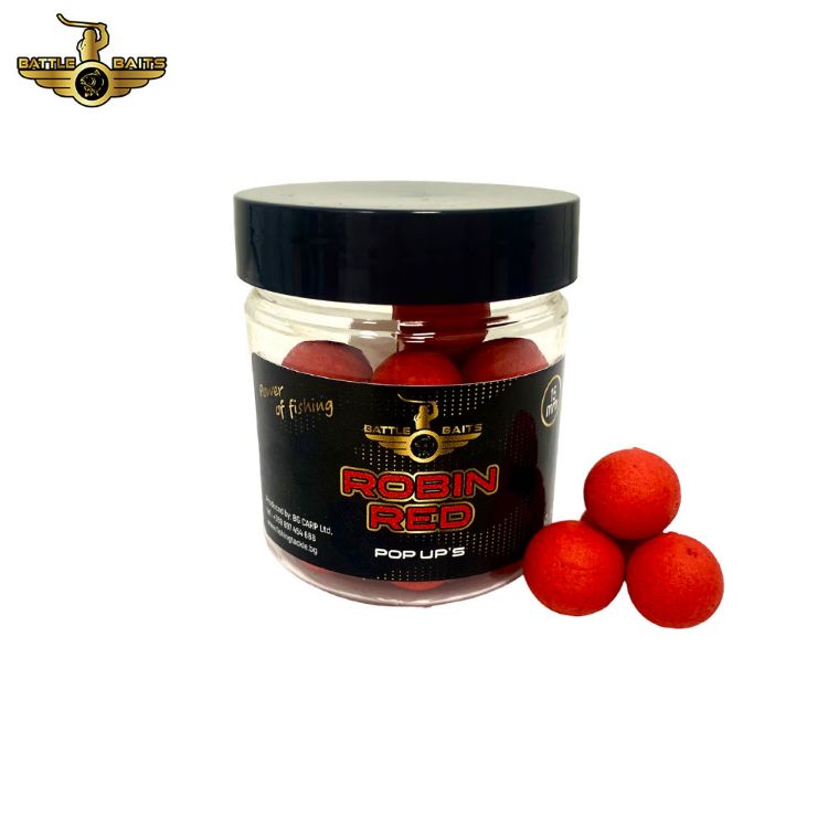 Picture of BATTLE BAITS Robin Red Pop Up 15mm