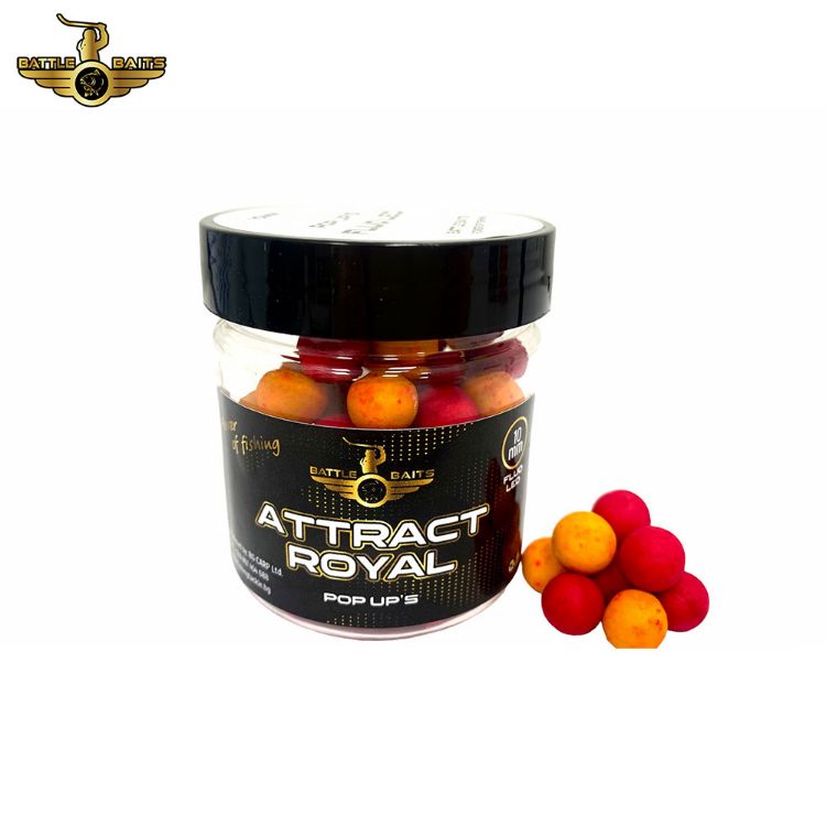 Picture of BATTLE BAITS Attract Royal Fluo LED Pop Up 10mm