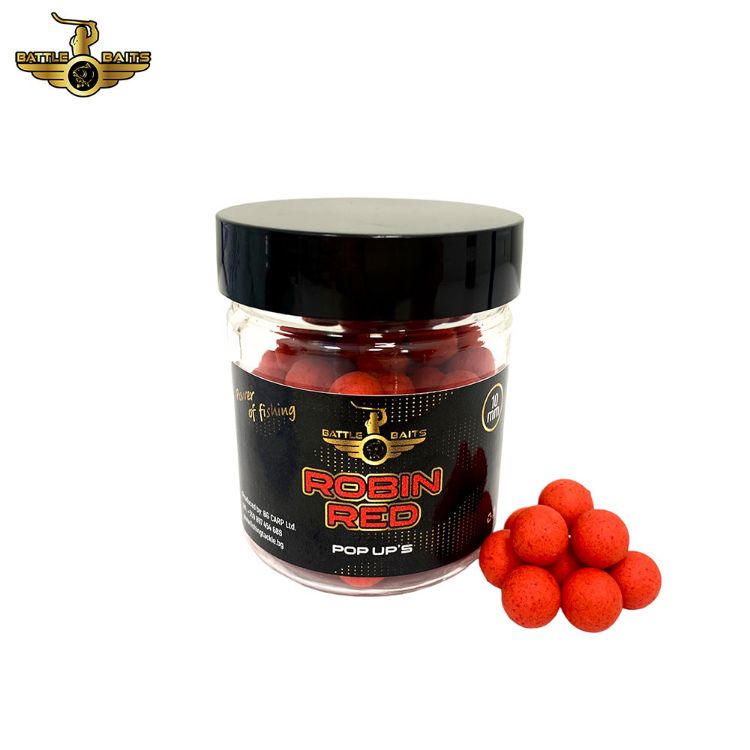 Picture of BATTLE BAITS Robin Red Pop Up 10mm
