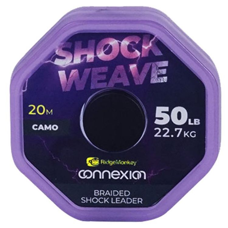 Picture of RidgeMonkey Connexion Shock Weave Braided Shock Leader 50lb 20m