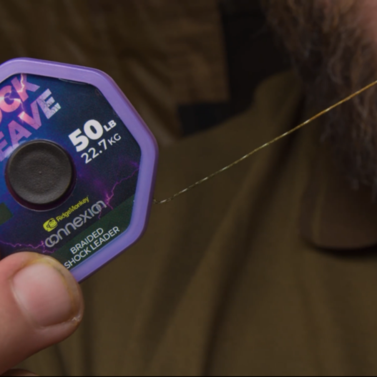 Picture of RidgeMonkey Connexion Shock Weave Braided Shock Leader 50lb 20m