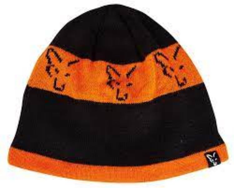 Picture of Fox Beanie Black/Orange