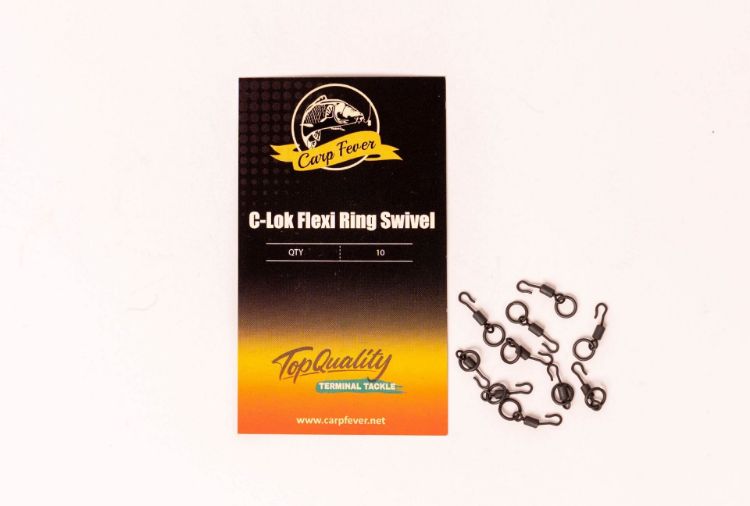 Picture of Бърза връзка Carp Fever C-LOK FLEXI RING SWIVELS 