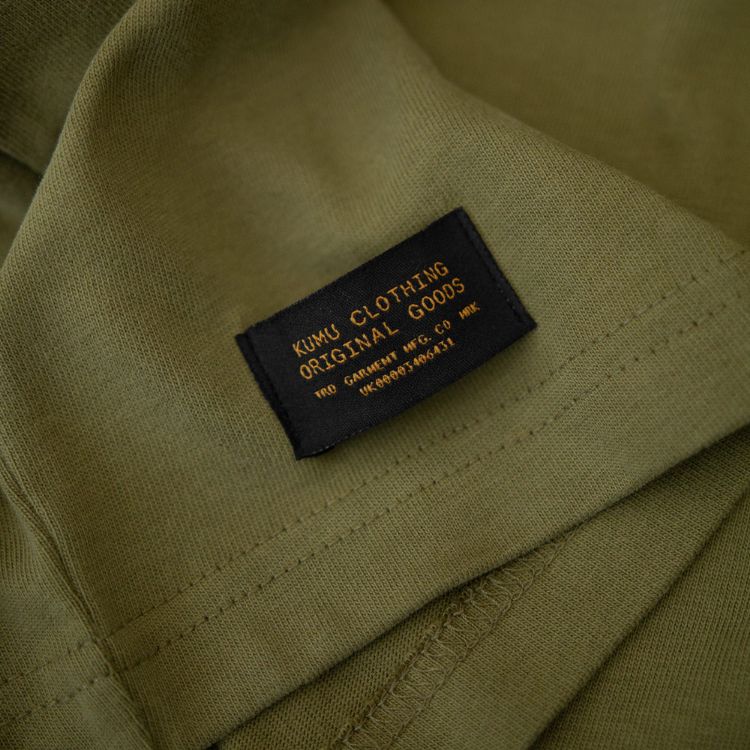 Picture of KUMU HEAVYWEIGHT POCKET TEE Khaki