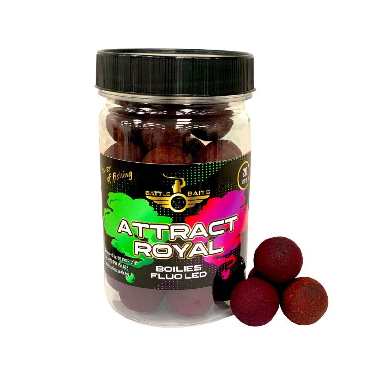 Picture of BATTLE BAITS Attract Royal Fluo Led Hookbaits
