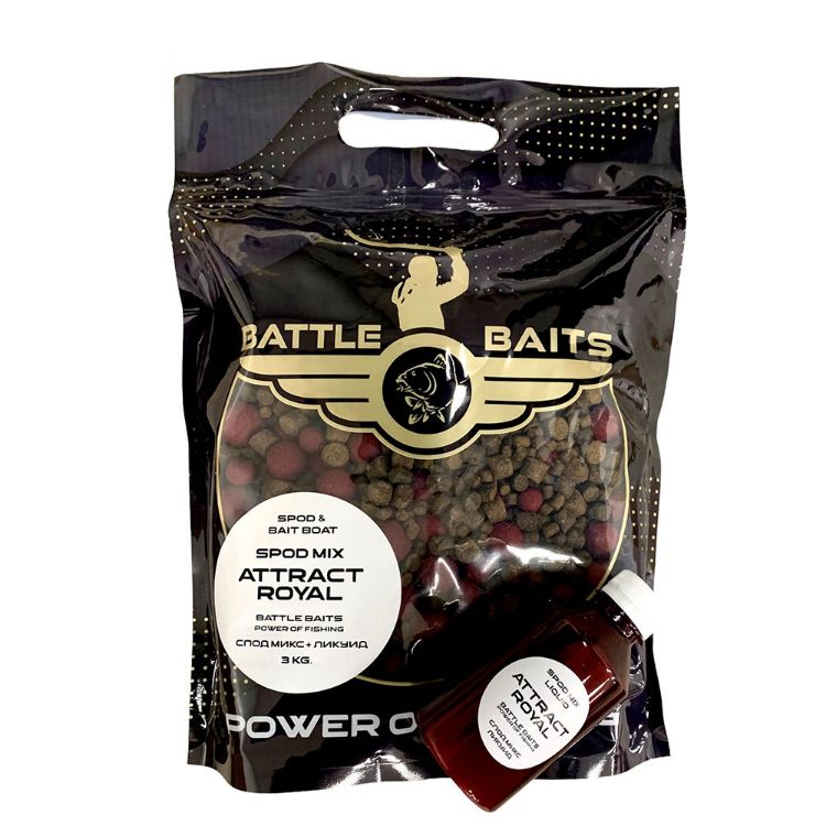Picture of  BATTLE BAITS SPOD MIX Attract Royal