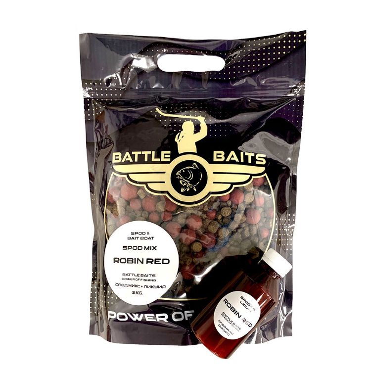 Picture of BATTLE BAITS SPOD MIX Robin Red