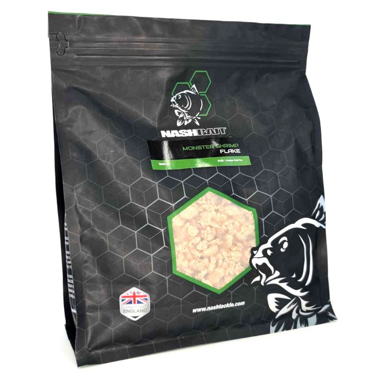 Picture of Протеинови топчета на парченца / люспа Nash Bait Monster Shrimp Flake