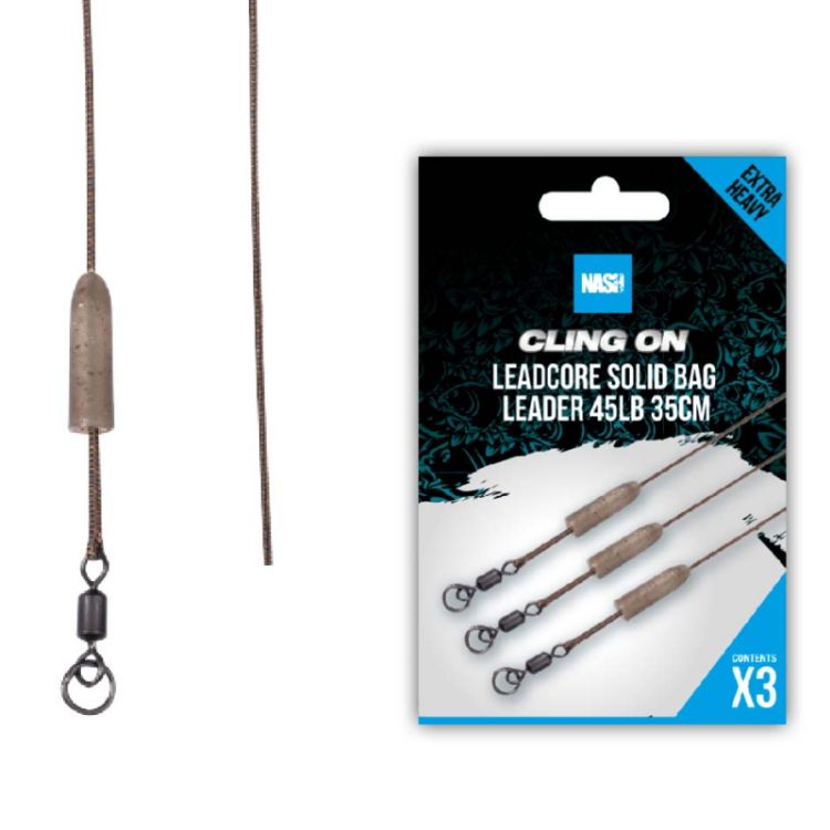 Picture of NASH CLING-ON LEADCORE SOLID BAG LEADER