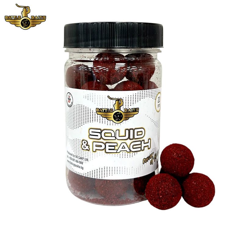 Picture of BATTLE BAITS Squid & Peach Hookbaits