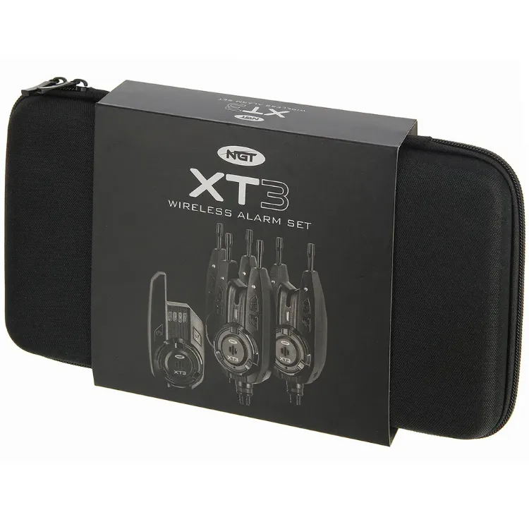 Picture of NGT XT-3 3pc Wireless Alarms - Adjustable Volume, Tone, Sensitivity with Receiver