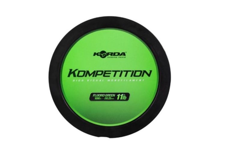 Снимка на Влакно Korda Kompetition Hi Visual Mono Fluo Green 1000м.