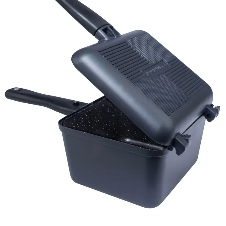 Снимка на Тиган RidgeMonkey Connect Deep Pan & Griddle Granite Edition